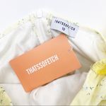 ThatsSoFetch That’sSoFetch Lorde Ruched Puff Sleeve Mini Dress: Yellow Ditsy Floral Photo 13