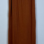 Free People  Brown Ribbed Maxi Skirt Photo 0