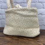 Boyne Valley Weavers Vintage Wool Handbag Diamond Stitch Double Strap Photo 1