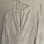 Long sleeve white floral dress Photo 6