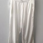 Old Navy  Linen Pants Women Plus 2X White High Rise Wide Leg Drawstring Lagenlook Photo 2