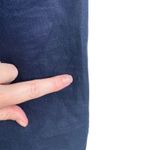 Staud Epona Sheath Dress Large Ring Detail Short Sleeve Cutout Linen Mini Navy L Blue Photo 7