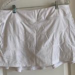 Lululemon Size 12 Tall White Skort Photo 0