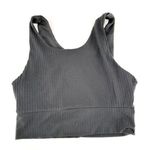 DYI ‎ crop top bra black ribbed size small Photo 2