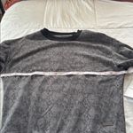 Nine West  Black and Gray Snake Print Top size M Photo 4