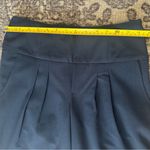 Black Halo Women’s Size 2 Black Thick Waist Band Wide Leg Trousers Pants Photo 4