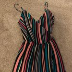 Charlotte Russe Rainbow striped jumpsuit Photo 1