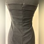 Trixxi  Beaded Strapless Column Dress with Rose Design Size 9 Photo 9