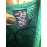 Gap Vintage  Green Cardigan L Button Up Thick Chunky Preppy Yacht Yuppie knit Photo 2