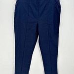 Chico's So Slimming by  Pants Women 1 Medium Blue Stretch Ankle Dress Trousers Photo 0