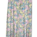 Vintage‎ Leslie Faye Floral Skirt Set Blue Size 12 Photo 2