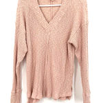 Caslon  size medium‎ pink v neck lightweight pullover style sweater Photo 0