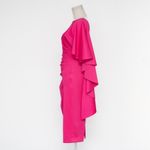 Black Halo  Eve – Iconic Pink Ruffle-Sleeve Sheath Dress Photo 7