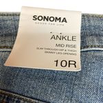 Sonoma Ankle Skinny Jeans Mid Rise Womens Size 10 New With Tags Distressed Plaid Photo 7