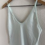 Free People  Intimately Offline Bodysuit Scoop Back Nylon Spandex Light Blue S Photo 2