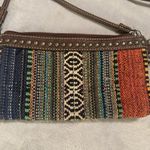 Blazin Roxx  Womens Crossbody Belt Bag Savannah Studs Tapestry Purse Southwestern Photo 1