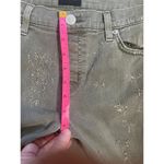 Hudson Jeans Riley Crop Relaxed Straight Loden Green Destructed Jeans size 27 Photo 6