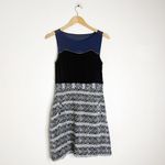 Moulinette Soeurs  Anthropologie Dress Size 4 – Black Blue Photo 2