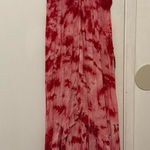 Tiare Hawaii  Red Tie-Dye Maxi Dress Photo 0