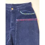 Jones Wear Sports Navy Blue Corduroy Pants Straight Leg Sz 10 Women Photo 1