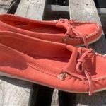 Minnetonka Newport Melon suede leather moccasins size 8.5 Photo 3