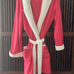 Victoria's Secret Victoria’s Secret | Women’s Santa Sherpa Lined Fleece Christmas Robe  XS Photo 0