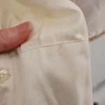 Lilly Pulitzer Lilly Pulitzer Silk Ruffle Front Blouse Preppy Ivory Quiet Luxury Career Size 4 Photo 7