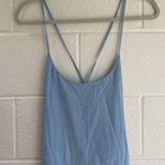 STAUD Blue Maxi Dress Open Back Photo 5