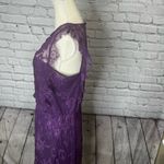 Just fab lace midi dress size large deep plum Photo 11
