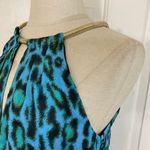 Guess by Marciano Marciano Guess leopard halter top, Womens NEW blue black green keyhole top Photo 2