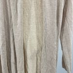 ZARA  knit open front tie waist cream cardigan S fall neutral casual business Photo 2