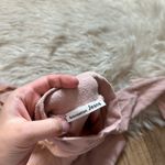 Reformation  Cydney Mock Neck Top In Light Pink Photo 7