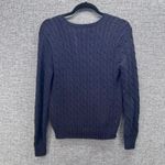 Ralph Lauren Sport Womens Sweater Size L Minimalist Cable Knit Preppy Cozy Comfy Black Size L Photo 1