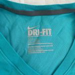 Nike Teal Dr-Fit V-neck Shirt Photo 1