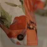 Carlisle ‎ Linen Blend Poppy Floral Blazer Jacket size 10 Photo 8