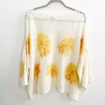POL Light Beige Sunflower Knit Bohemian Oversize Top Medium NWOT Photo 6