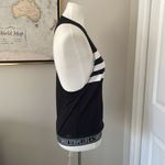 Cute  Three Stripe Black and White Adidas Climalite Tank Top Photo 1