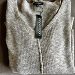 PaperMoon  Tan Knit Bell Sleeve Sweater Small NWT Photo 3