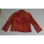 Susan Bristol ‎ Vintage Womens Petite Medium Patchwork Sequin Jacket Floral Boho Photo 1