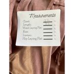 NEW! Western Fringe Soft Faux Suede Open Style Lined Jacket Coat L Dusty Rose Size L Photo 6