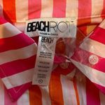 Beach Riot NWOT Alexa Top Striped Button Front 100% Cotton Oversized Coverup Photo 4