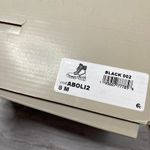 Marc Fisher  Aboli Plaid Trimmed Boots Lug Sole Lace-Up Hiker Booties Black Photo 10