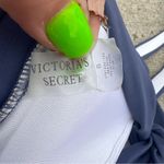 Victoria's Secret Victoria’s Secret Halter Tie Push Up Dusty Navy Blue Bikini S/M Photo 4