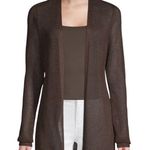 White House | Black Market Women’s Open Knit Net Shimmer Cardigan Size XS Brown Photo 0