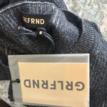 GRLFRND NWT  Kasia L/S Bandeau Sweater in Thunder with Black Size medium Photo 3