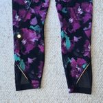 Lululemon Inspire Tight II Luxtreme Midnight Bloom Black Deep Fuschia Black 8 Photo 7