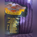 Harley Davidson Harley-Davidson Purple Knit Mock Turtleneck Sweater, Size Large Photo 2