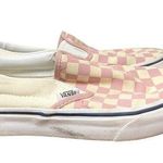 Vans  checkered slip on shoes pink checkered girls W5.5 M4 Photo 0