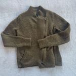 Gap  green side zipper sweater Photo 0