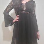 Amazon Lace Boho Crochet High Waisted Ruffle Dress Photo 2